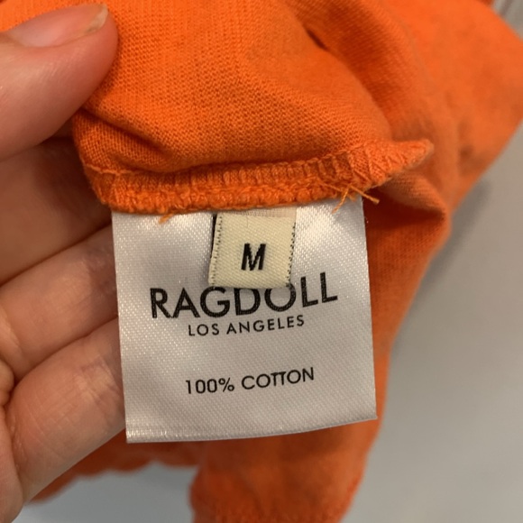 Ragdoll LA Orange Logo Shirt Size M - Picture 4 of 5